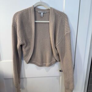 Autumn Cashmere. Beige Knit Cardigan Shrug. Size XS. Never worn.